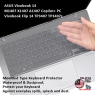 Keyboard Cover for 2025 ASUS VivoBook 14 M1407 X1407 A1407 & Vivobook Flip 14 TP3407 TP3407s 14-inch