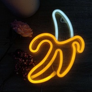 Banana Led Neon Light Sign Wall Lamp Neon Sign Night Light Aesthetic Room Decor for Birthday Party Decor