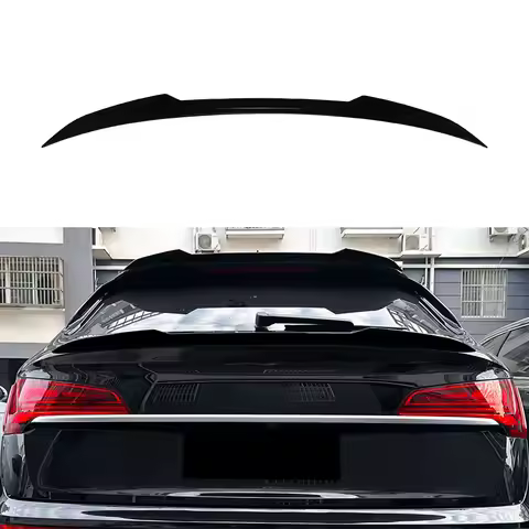 Rear Trunk Spoiler Wing For Audi Q5 FY Sportback 2021-2025 Rear Middle Tail Wing Spoiler Fixed Wing 