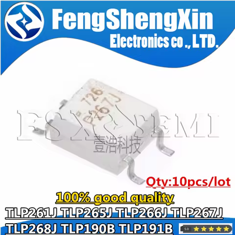 10pcs TLP261J TLP265J TLP266J TLP267J TLP268J TLP190B TLP191B P261J P265J P266J P267J P268J P190B P1