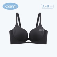 KOBENI Push Up Bra ชุดชั้นในเซ็กซี่ เสื้อในไร้ตะเข็บ ไร้โครง ฟองน้ำหนาในตัว การออกแบบแบบกลวง ใส่สบาย