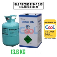 GAS AIRCOND R134A GAS 13.6KG SOLCHEM