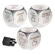 3 Pcs Food Movie Activity Date Night Dice for Couples Boyfriend Girlfriend Husband Wife, Funny Date 