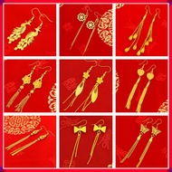 50 Styles Fashion Accessories Gold Subang Emas Korea Bangkok 916 Original Anting Perempuan Piercing Dangle Tassel Indian Earring for Women Birthday Kahwin Best Earrings Gift