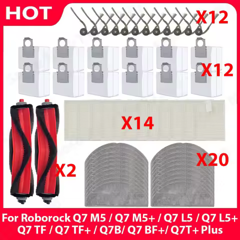 Fit For Roborock Q7 M5 / Q7 M5+ / Q7 L5 / Q7 L5+ / Q7 TF / Q7 TF+ / Q7B/ Q7 BF+/ Q7T+ Plus Parts Mai