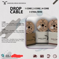Dropcore Fiber Optic Cable 1 core 2 core 4 core 3 strand BarQ Optic Cable