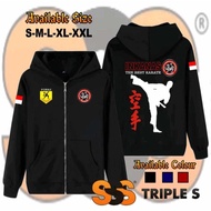 Baju JAKET RESLETING INKANAS THE BEST KARATE HOODIE ZIPPER K88