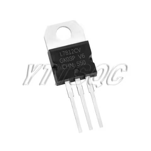 10PCS L7812CV TO-220 L7812 LM7812 7812 Positive-Voltage Regulators IC