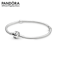 Pandora Silver  Charm Bracelet - Sterling Silver เครื่องประดับ สร้อยข้อมือ สีเงิน เงิน สร้อยข้อมือสี