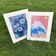 [in stock] 10A rectangular simple cardboard photo frame a3a4Children's painting framing kit8Open4Ope