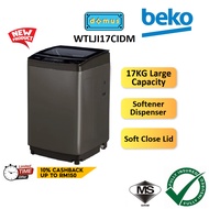 2025 Beko Washing Machine 17KG Top Load Washer Mesin Basuh Auto Murah 洗衣机 洗衣機 WTLJ Series WTLJI17C1D