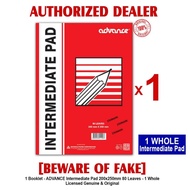 ADVANCE Intermediate Pad Pads Paper Papers 1 WHOLE 200x250mm 80 Leaves - 1 Pad
