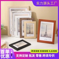 A a4 Wooden Solid Wood Photo Frame 20cm Photo Frame Wall-Hanging Photo Frame Table Solid Wood Pictur