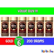 Nescafe Gold 200gr (Bundle of 3)(Bundle of 6)