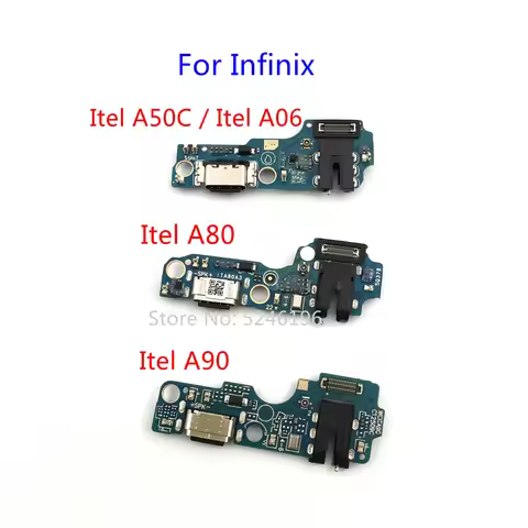 1pcs USB Charging Port Charger Base Connector For Infinix itel A50C Infinix itel A06 Infinix itel A8