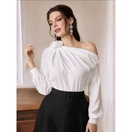Asymmetrical Flower Top