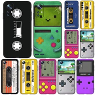Phone case for Redmi 9C NFC 10X 4G 9 9A 9T TPU Black soft shell case Retro Game Console