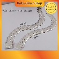 New Design Original 925 Silver (420/480 PS) Bracelet Bangle For Men | Gelang Tangan Lelaki Perak 925 | Ready Stock
