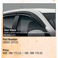 AXIA_Original Door Visor Axia 2015-2022(Auto/Manual)