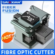 Optical Fiber Cutter High Precision Fiber Cleaver with Scrap Box 50000 Lifes Fiber Optic Cleaver