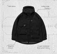 Goopi 4週年 E.4th "Geometry" Mountain Parka - Black