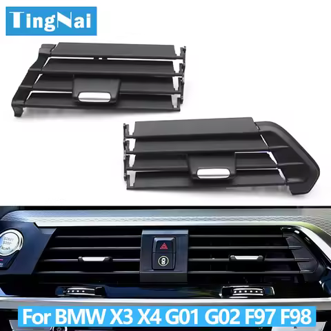 Car Central Air Vent Grille Repair Kit Middle AC Vent Outlet Grille For BMW X3 X4 X3M X4M G01 G02 F9