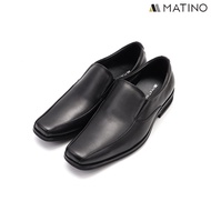 MATINO SHOES รองเท้าชายคัทชูหนังแท้ รุ่น MC/B 82083 - BLACK/TAN