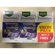Appeton Activ-C Glucosamine 500+Chondroitin 400 60's Value Pack Buy 2 Free 1 EXP: 11/25