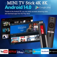 TV98 ATV 4K 8K Android 14.0 Support 5G Network HD TV Stick 2+16G Network Player With Bluetooth