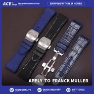 Apply to Franck Muller 28mm V45 Cowhide Watch Strap Match V45 Series