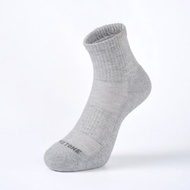 抑菌足弓氣墊短襪/灰-MIT抗菌運動襪