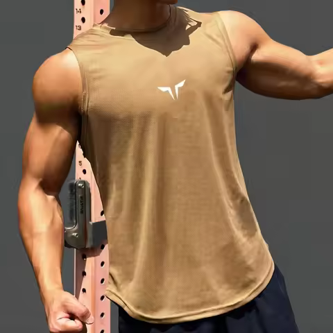 Street Workout Calisthenics Tank Top - Men's Sleeveless Training Shirt for Pull-Ups Dips Muscle-Ups