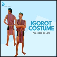 ◊ Austee Filipino Igorot Costume Lapu lapu Attire Igorot Baguio Set Chaleco Vest and Aztic Bahag