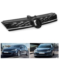 Front Grille  Hood Grill Gloss Black for Car Replacement MK7.5 GTD 2017‑2020