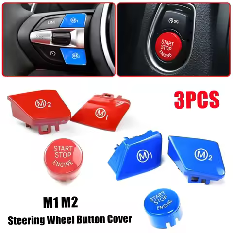 Engine Start Stop Button Steering Wheel M1 M2 For BMW M3 M4 M5 M6 X5M X6M F80 F82 F83 F10 F15 F16 F2