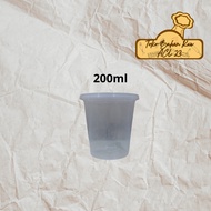 [Contents 50 Pcs] Thinwall Sauce Cup 200ml Meiji/ Sauce Cup 200ml Sauce Container 200ml Sauce Contai