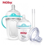 NUBY Comfort Silicone Newborn Starter Set / 5oz &amp; 8oz Nuby Comfort &amp; Nipple Replacement Teat / Puting Baby Nuby Comfort