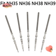BEAUTY 5pcs Movement Watch Stem Crown Kit, Automatic Steel Movement Watches Stem Spare, Watch Parts 