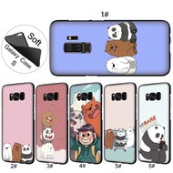 Samsung Galaxy S8 S9 Plus S7 Note 9 8 We Bare Bears Soft TPU Phone Case Cover