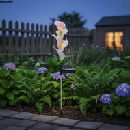 INKSCRIBE​ 2pcs LED Garden Light, Colorful LED Automatic Color Changing Solar Garden Light, Soft Bea