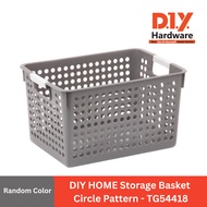 D.I.Y. Hardware TG54418 Storage Basket Circle Pattern 6L