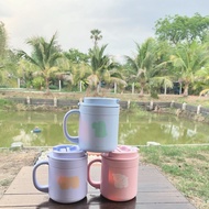 Double Lock Water Glass Capacity 440ml.bymoshi Moshi