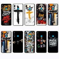 for 3c Huawei Y6s Y6 Pro Y7 Y9 Prime NS19 Cross creativity Fashionable soft black phone case