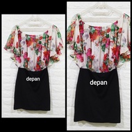 Baju dress wanita cantik elegan import branded PL 035