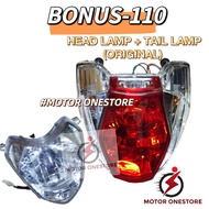 BONUS 110 / E BONUS ORIGINAL HEAD LAMP TAIL LAMP LAMPU DEPAN LAMPU BELAKANG BONUS-110 E-BONUS "MOTOR