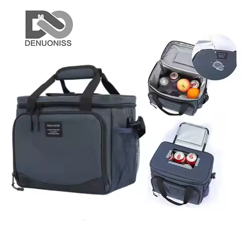 DENUONISS 13L Thermal Bag Lunch Box For Work Picnic Bag Car Bolsa Refrigerator Portable Cooler Bag F