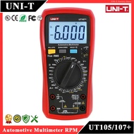 UNI-T 9 UT105+ UT107 Plus Automotive Multimeter gamit ang Tachometer Engine Speed RPM VFC Tester