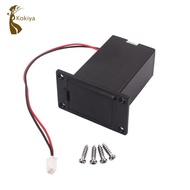 [kokiya] 9 Volt Battery Compartment Battery Case for Guitar & Bass & Ukulele Black