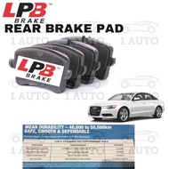 LPB E-PRO SEMI METALLIC REAR BRAKE PAD AUDI A6 C7 4G2 2.0T HYBRID PORSHE MACAN 2.0 TFSI R4