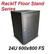 Hotdeal ( Free Shipping Klang Valley ) RackIT 19" 24U 600x800 Floor Stand Server Rack - 19" RackIT 2
